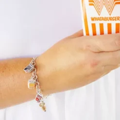 Enamel "WhataburgerÂ® Fancy" Ketchup Charm -James Charm Sales Whataburger col IGC