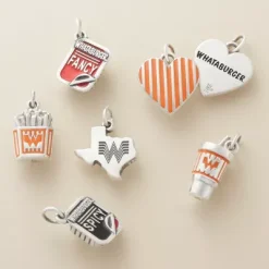 Enamel "WhataburgerÂ® Spicy" Ketchup Charm -James Charm Sales Whataburger col 5